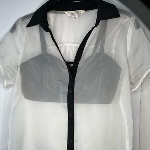 Faux Leather Crop Top